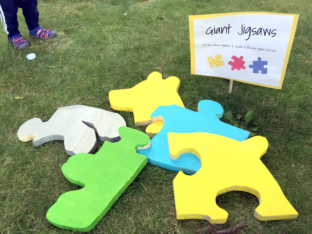 How To Make An Oversized Wood Jigsaw Puzzle Perfect For Yard Parties