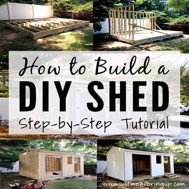 How to Build a Storage Shed from Scratch | Step-by-Step 