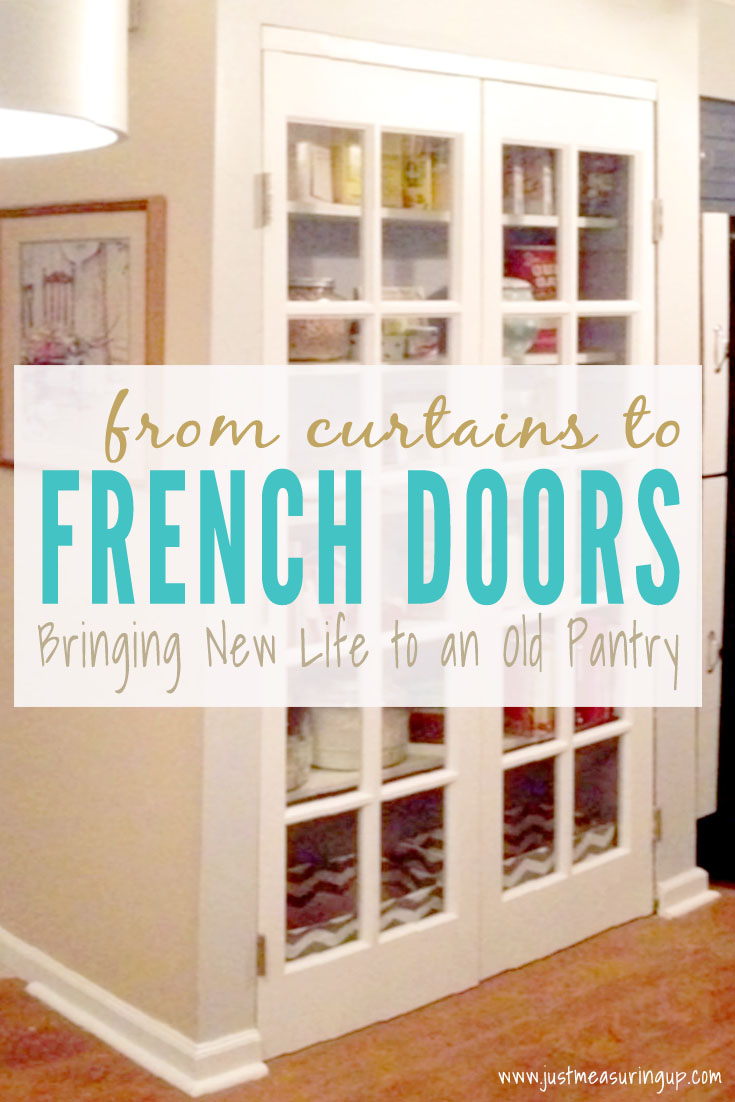 Installing French Doors on the Pantry for a Quick Update