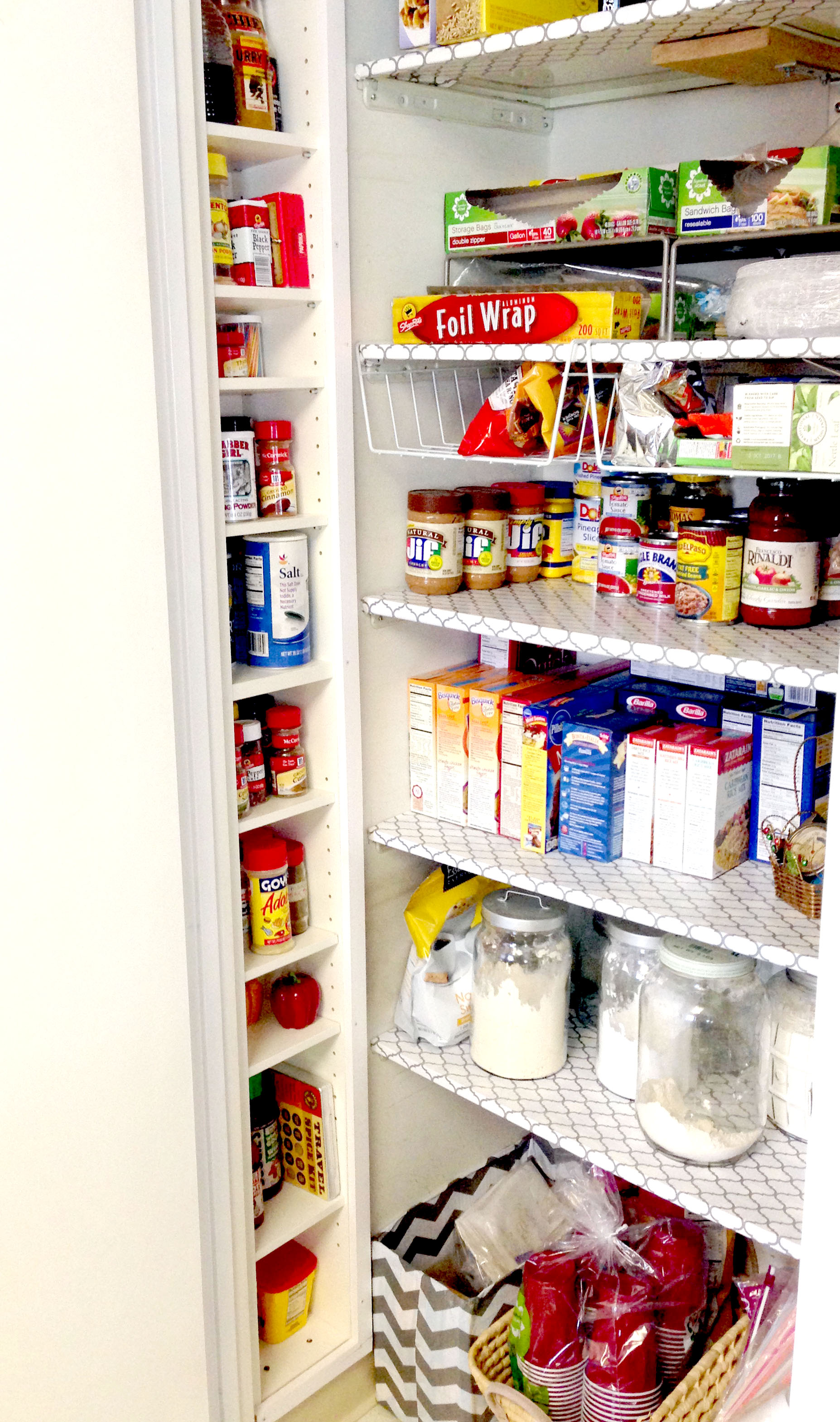 Making More Space in the Pantry with Upcycling a CD Tower