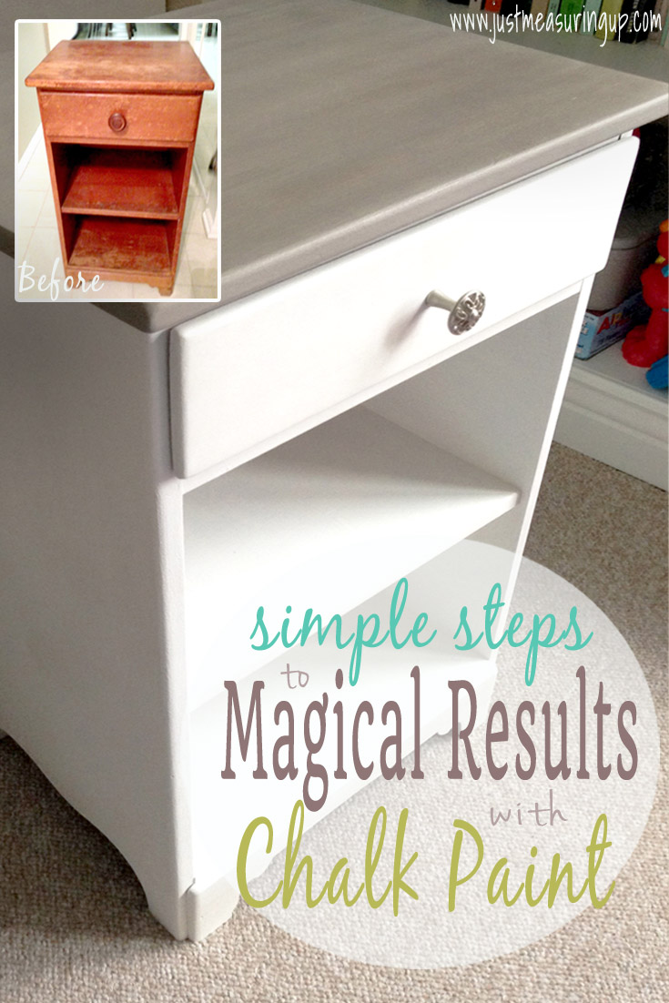 4 Easy Steps to Magical Results with Chalk Paint - Simple Tutorial for Refinishing Furniture