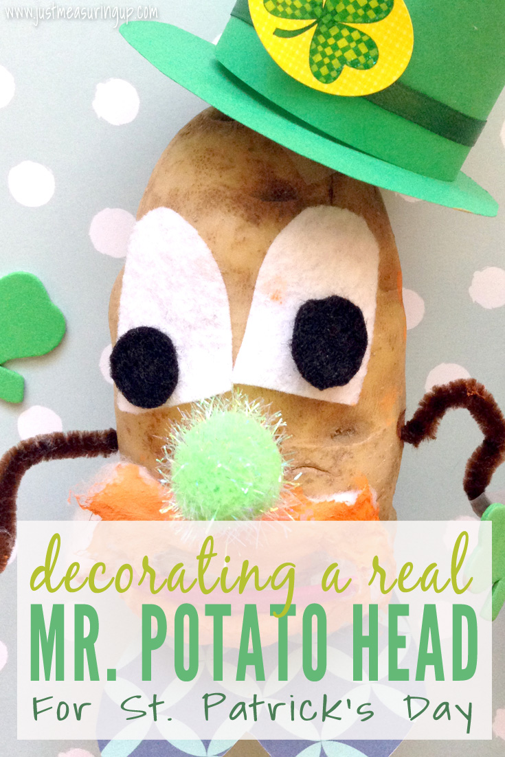 Mr Potato Head Craft For Kids St Patrick S Day Learning Activity