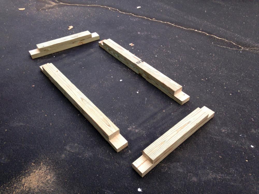 Assembling the Lap Joints for the Utility Cart
