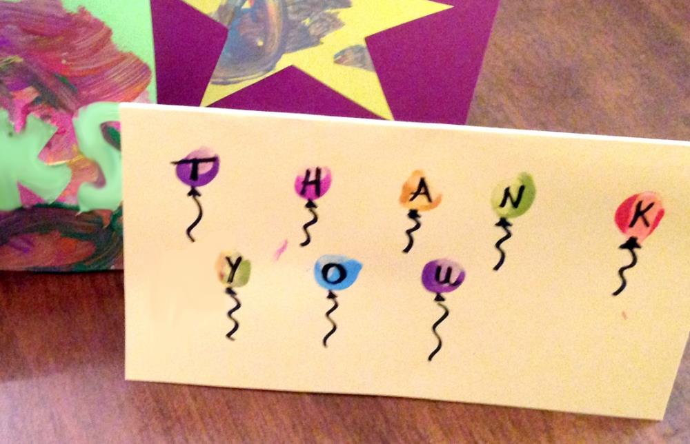 Four Simple Cards Kids Can Make Homemade Thank You Cards From