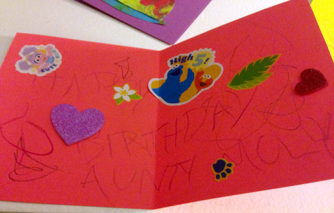 Making Cards with Toddlers