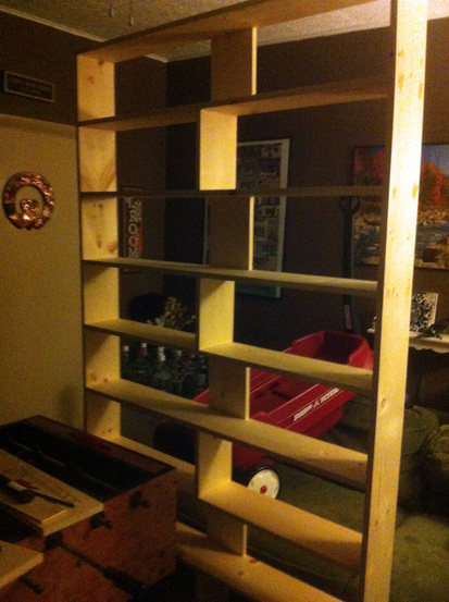 Built-with-a-tilt Book Nook Bookcase Woodworking Plan from WOOD