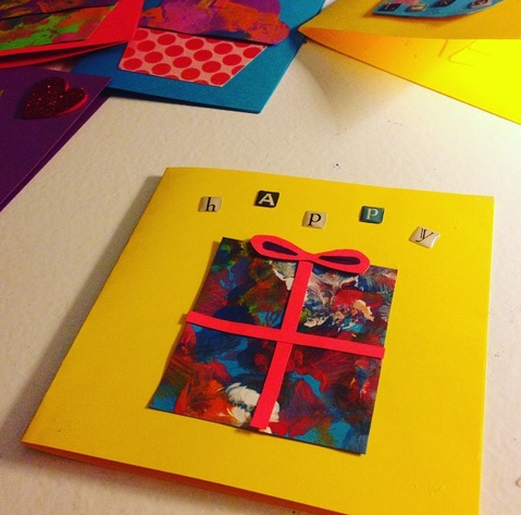 Making Cards with Toddlers | Creating Greeting Cards from Toddler Art