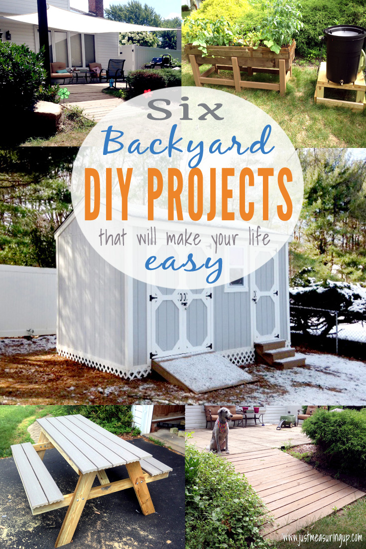 These 6 DIY Projects for your backyard will simplify your life