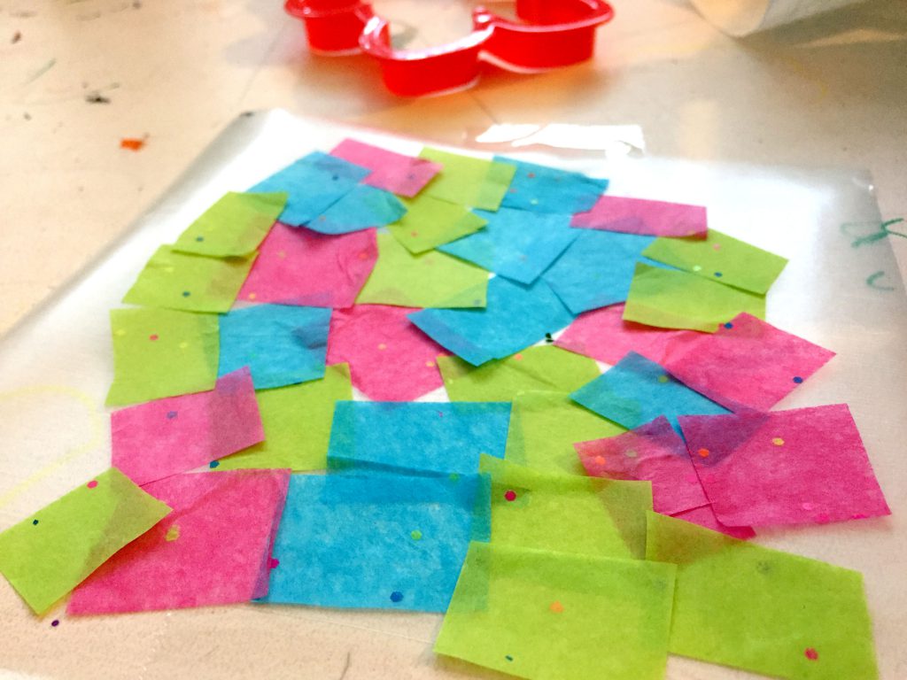 Easy Tutorial on Using Tissue Paper to Make Suncatchers