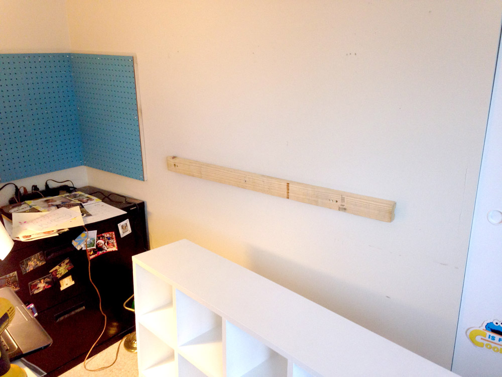 Free plans for DIY cubby shelves, pegboard, and basic shelving