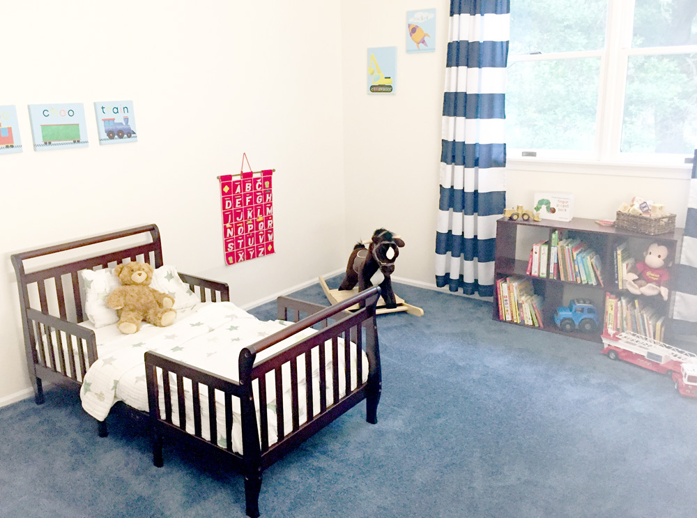 Toddler Room Makeover Reveal - Using Old and New Things for a Brand-New Look