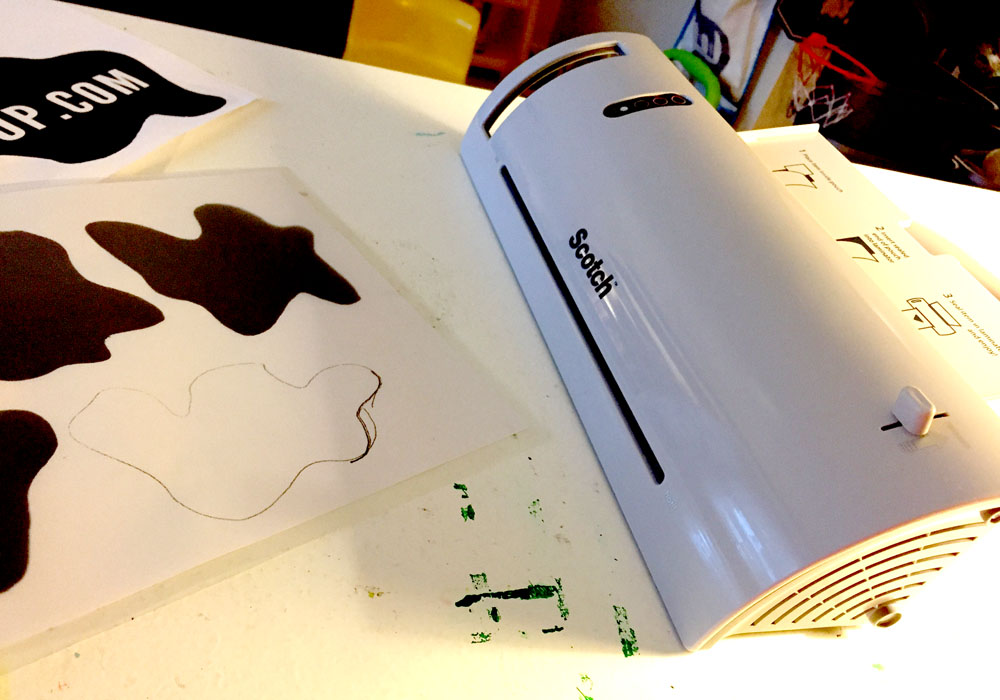 Using a Laminator for a Weatherproof Robot Decals