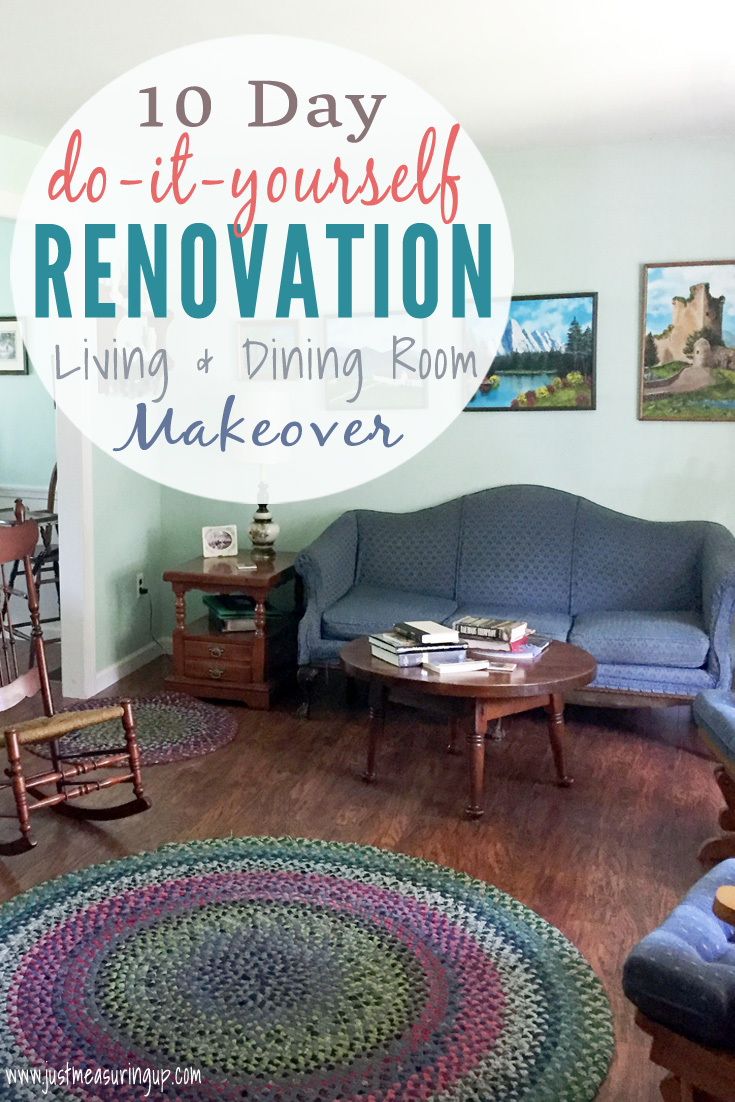 Dining And Living Room Makeover 10 Day Diy Renovation