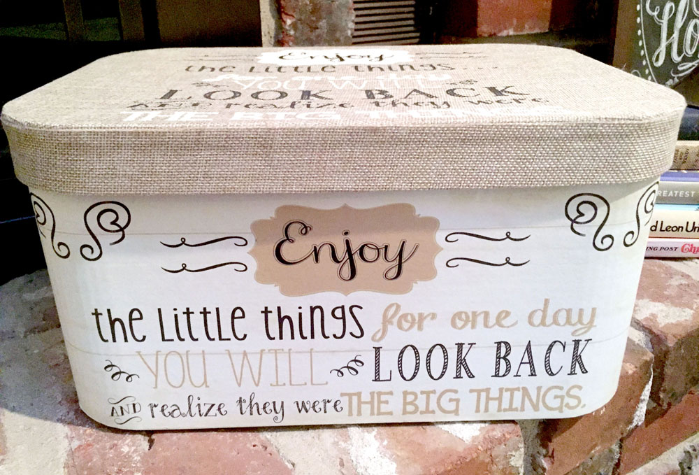 DIY Home Organization Tips #5 Use Pretty Boxes to Hide Things