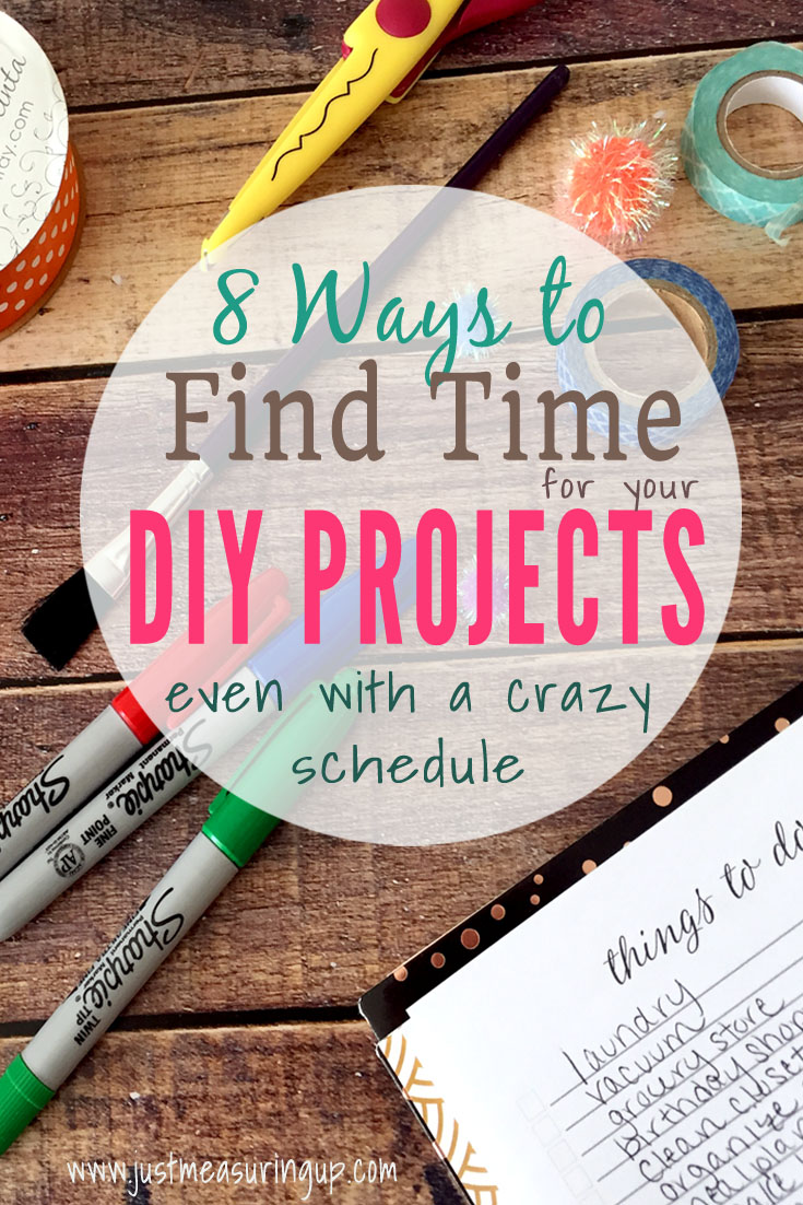 How to Find Time for Side Projects and DIYs