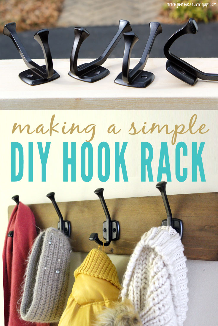 How to Build a Wall-Mounted Hook Rack