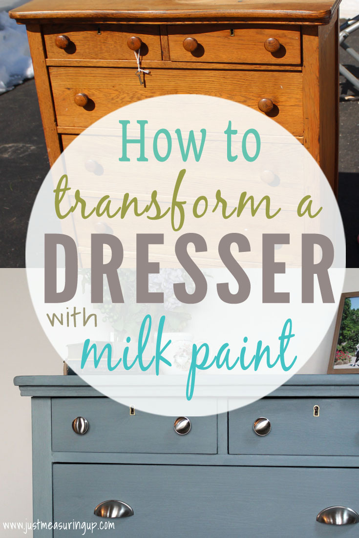 How to Transform a Dresser with Milk Paint