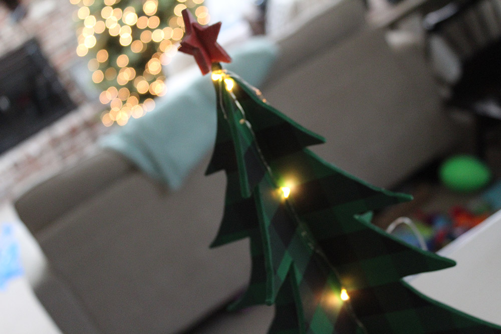 DIY Buffalo Check Christmas Tree | Easy DIY Holiday Decor