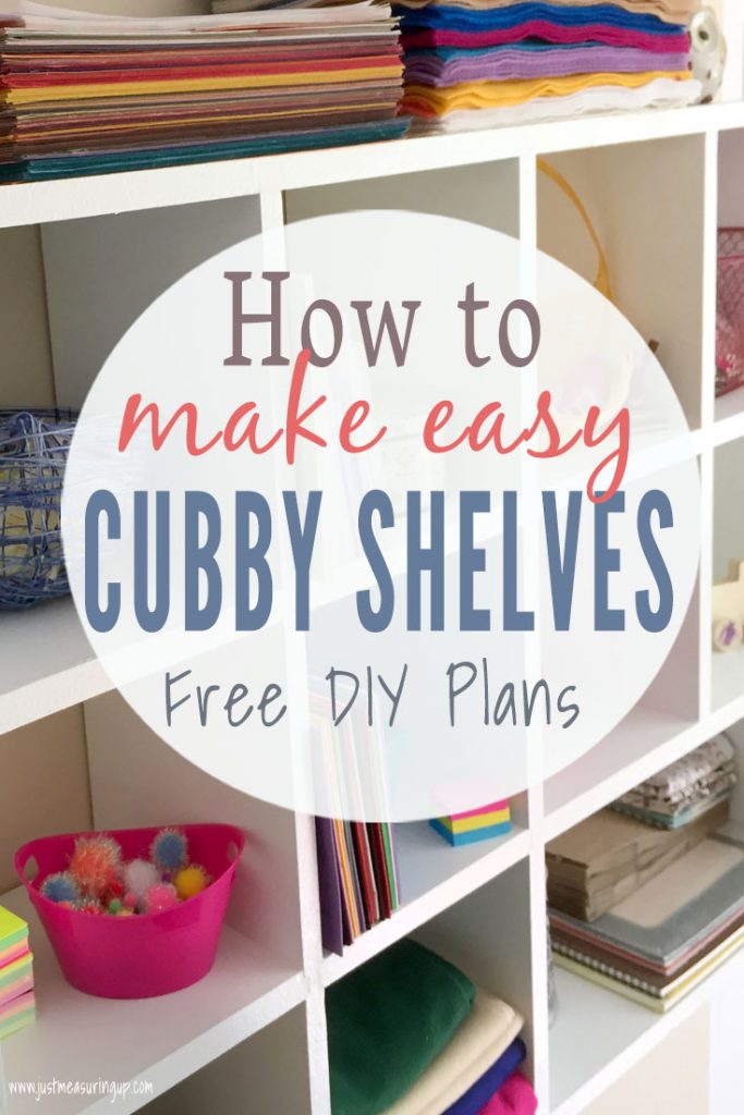 How To Build Diy Cubby Shelves That Mount Simple Storage Tutorial - Diy Cubby Shelf Plans