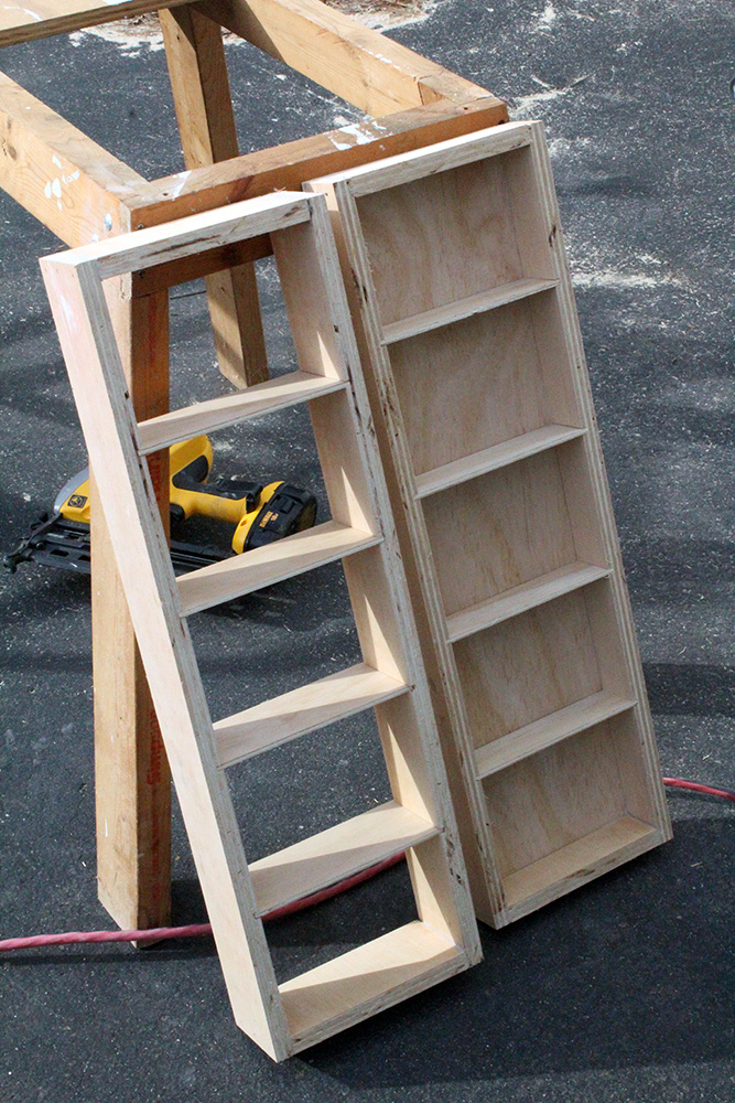 DIY Swing Out Wall Shelves  Easy Wood Storage for Small Spaces