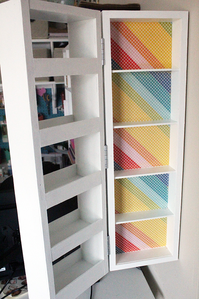 Diy Swing Out Wall Shelves Easy Wood Storage For Small Spaces